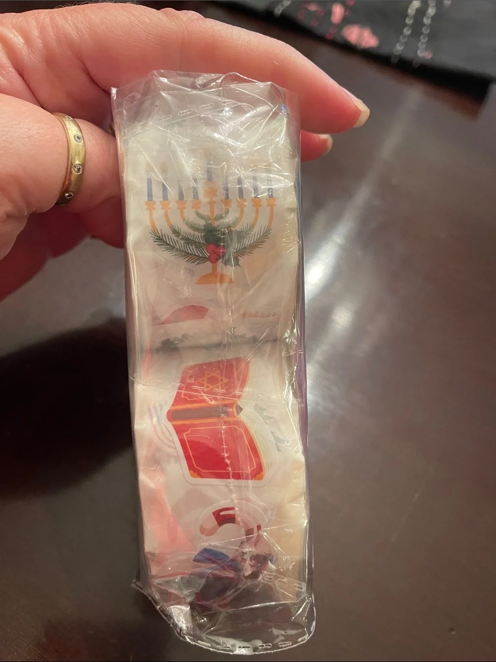 Hanukkah Christmas Stickers 2 Rolls Merry Chrismukka new 500 stickers each roll